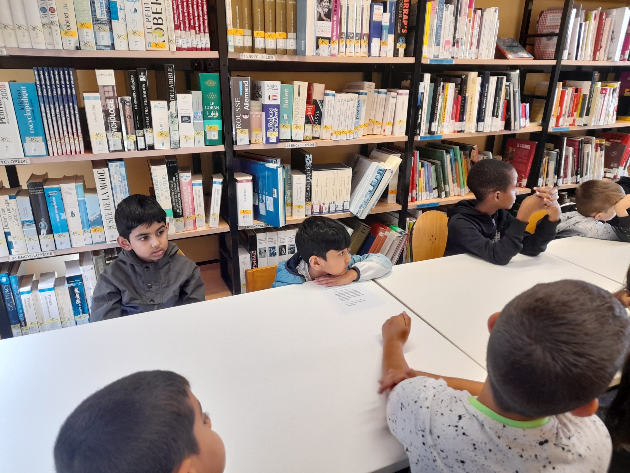 Visite à la bibliothèque communale 📚